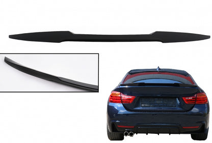 Trunk Spoiler M4 Design Black for BMW 4 Series F36 Gran Coupe (2014–2019)