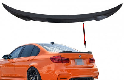 Trunk Spoiler M4 Design Real Carbon for BMW 3 Series F30 F80 (2012–Up)