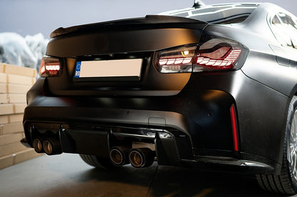 Trunk Spoiler M4 Design Real Carbon for BMW 3 Series F30 F80 (2012–Up)
