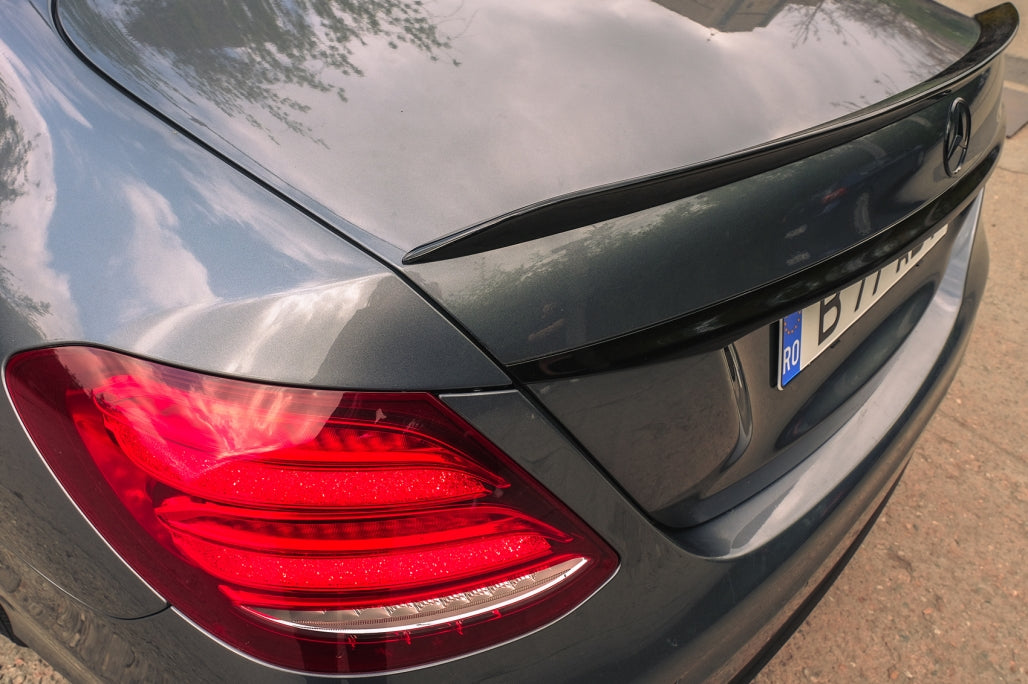 Trunk Spoiler Matte Black for Mercedes E-Class W213 (2016–Up)
