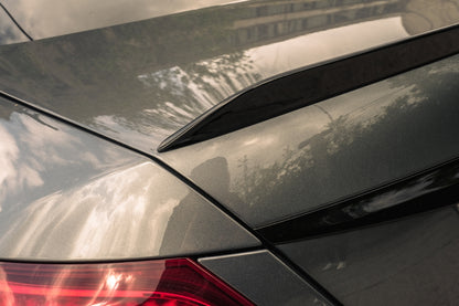 Trunk Spoiler Matte Black for Mercedes E-Class W213 (2016–Up)