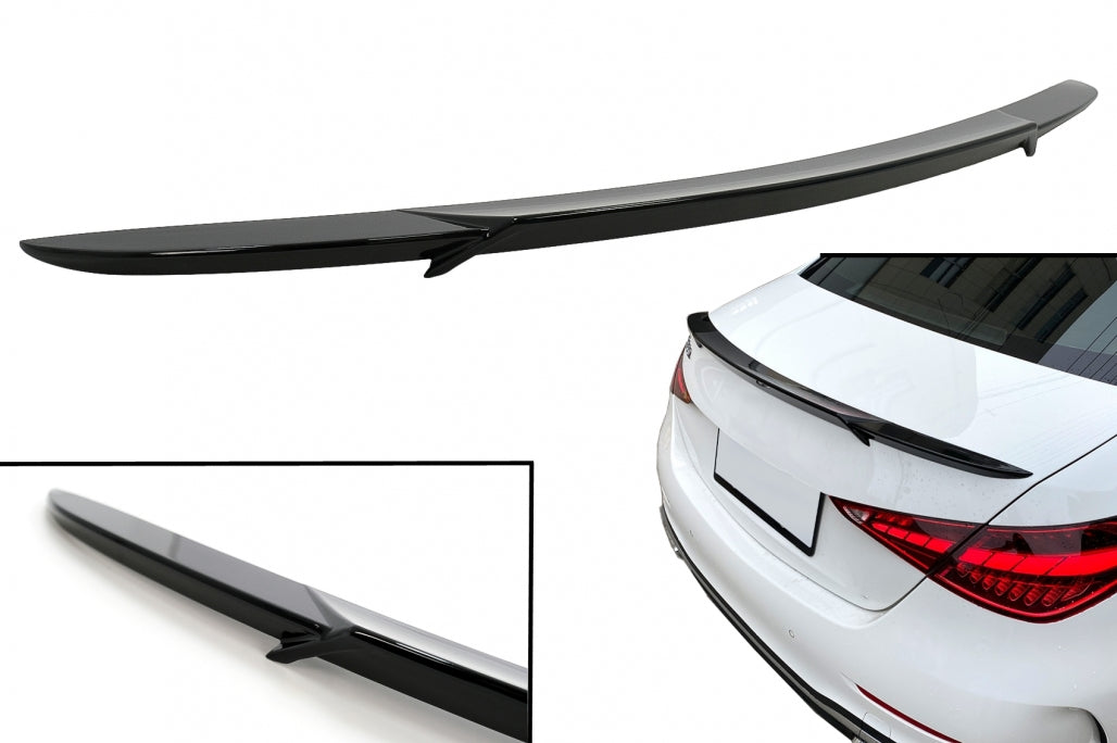 Trunk Spoiler Piano Black for Mercedes C-Class W206 Sedan (2021–Up)