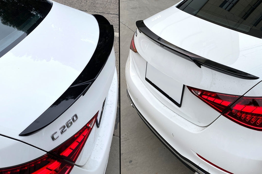 Trunk Spoiler Piano Black for Mercedes C-Class W206 Sedan (2021–Up)