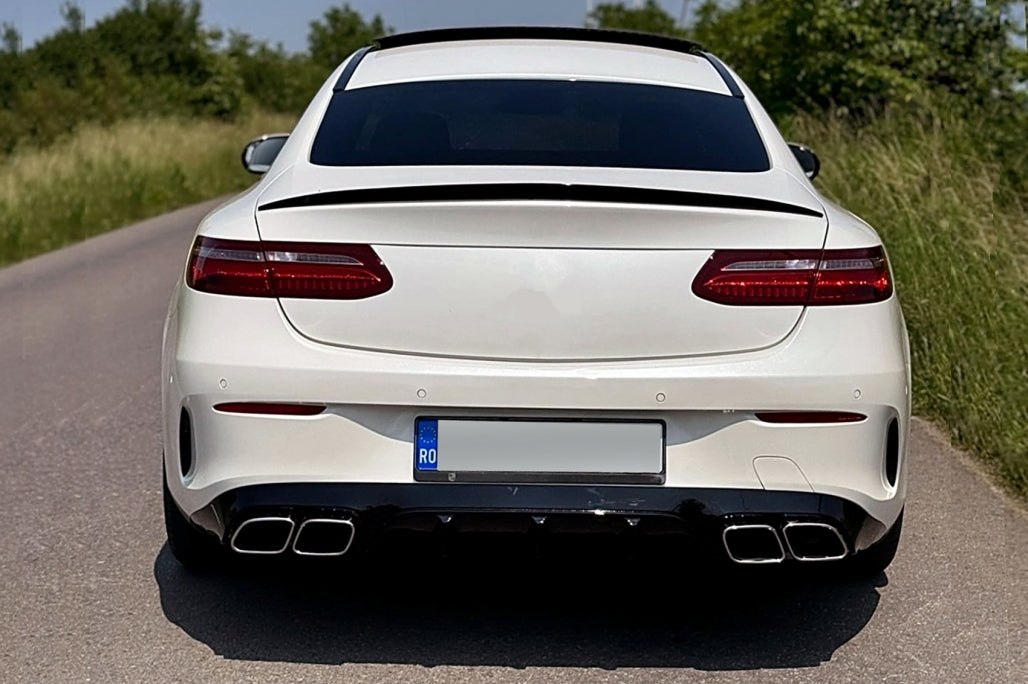Trunk Spoiler Piano Black for Mercedes E-Class C238 Coupe (2016–Up)