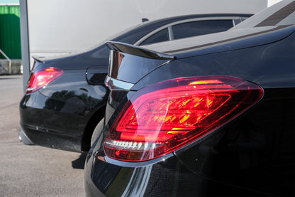 Trunk Spoiler Shiny Black for Mercedes C-Class W205 Sedan (2014–2020)