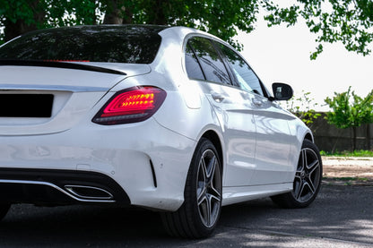Trunk Spoiler Shiny Black for Mercedes C-Class W205 Sedan (2014–2020)