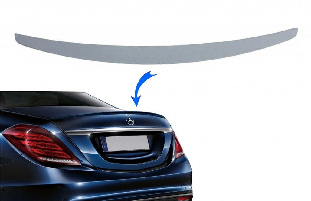 Trunk Spoiler Sport Rear Lip for Mercedes S-Class W222 (2014-up)