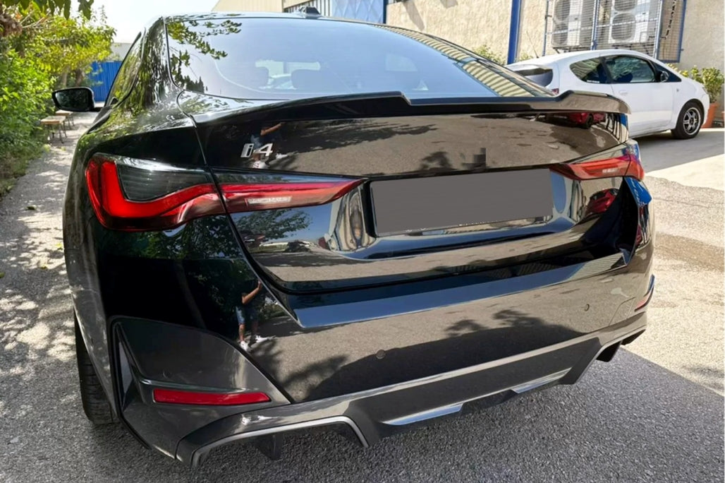 Trunk Spoiler Wing Paintable for BMW 4 Series G26 & i4 G26 (2021-Up) Gran Coupe