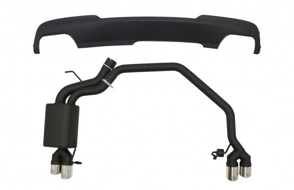 Twin Double Exhaust System & Diffuser Kit 102-433/70RS for BMW 5 Series F10 M-Sport (2011–2016)