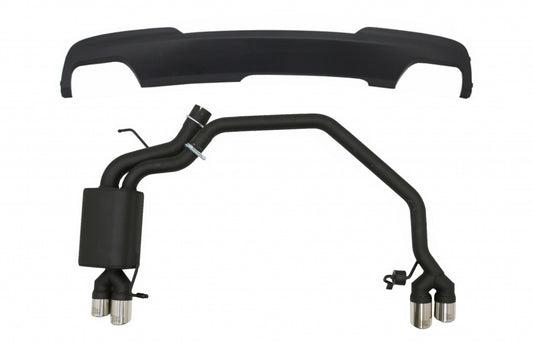 Twin Double Exhaust System & Diffuser Kit 102-433/70RS for BMW 5 Series F10 M-Sport (2011–2016)