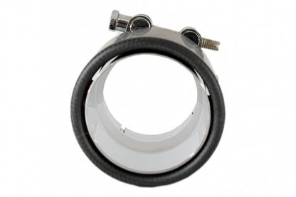 Universal Exhaust Muffler Tip Carbon Fiber Matte Finish 6.8cm Inlet