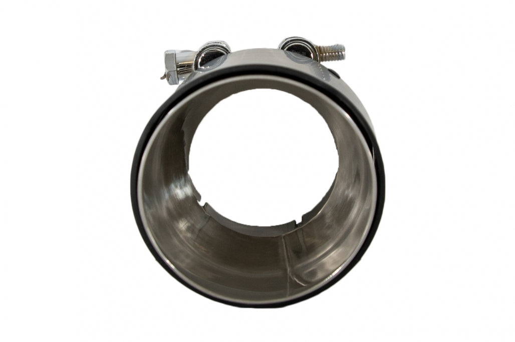Universal Exhaust Muffler Tip Carbon Fiber Matte Finish 6cm Inlet