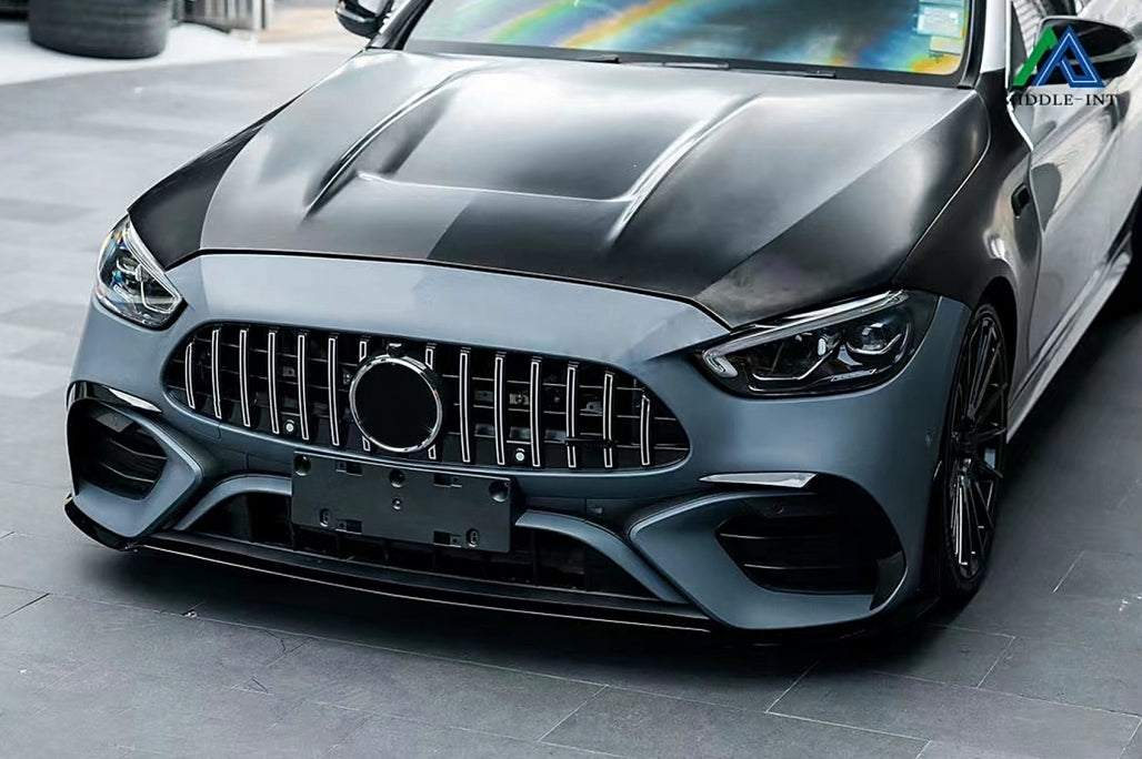 Upgrade Body Kit Conversion to W206 C63 Design for Mercedes C-Class W205 Sedan (2014–2018)