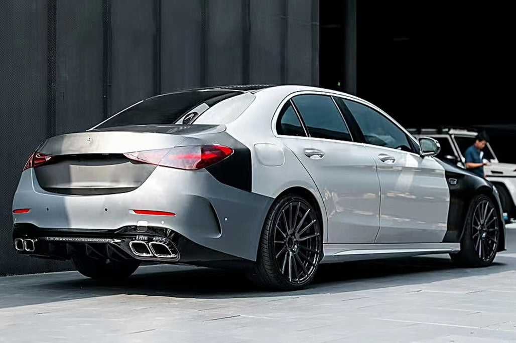 Upgrade Body Kit Conversion to W206 C63 Design for Mercedes C-Class W205 Sedan (2014–2018)