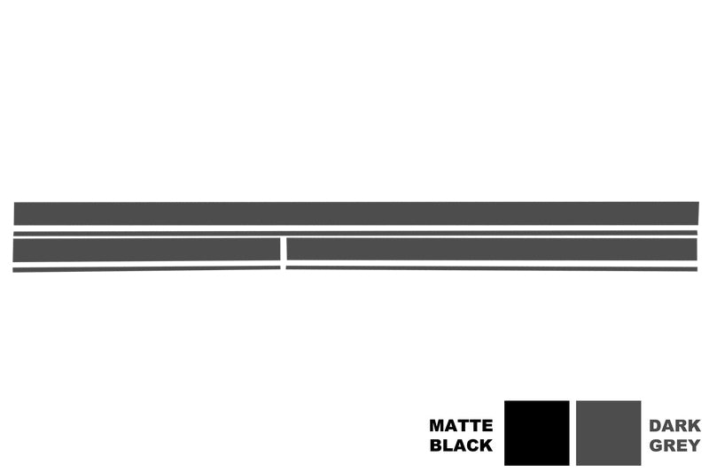 Upper Bonnet Roof Tailgate Decals A45 Design Dark Grey for Mercedes CLA W117 X117 A-Class W176