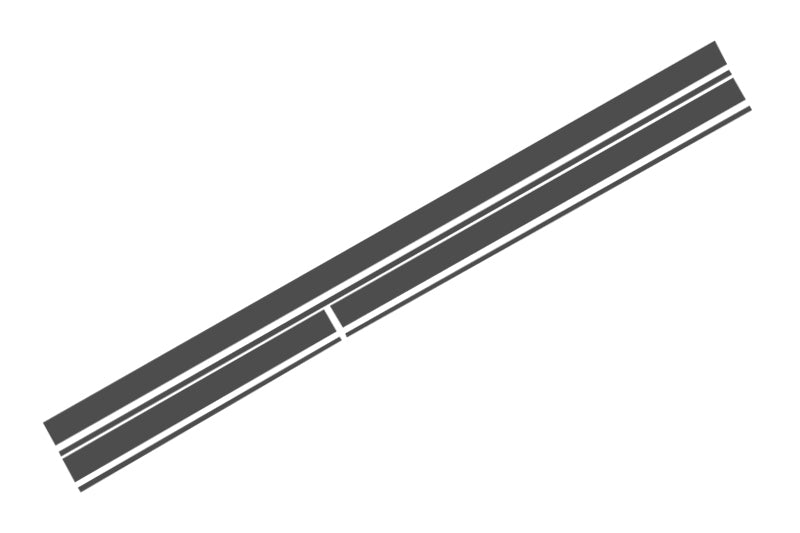 Upper Bonnet Roof Tailgate Decals A45 Design Dark Grey for Mercedes CLA W117 X117 A-Class W176