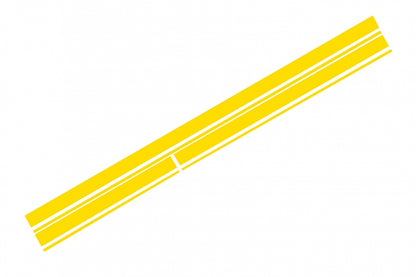 Upper Bonnet Roof Tailgate Decals Matte Yellow for Mercedes CLA W117 X117 A-Class W176