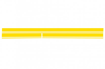 Upper Bonnet Roof Tailgate Decals Matte Yellow for Mercedes CLA W117 X117 A-Class W176