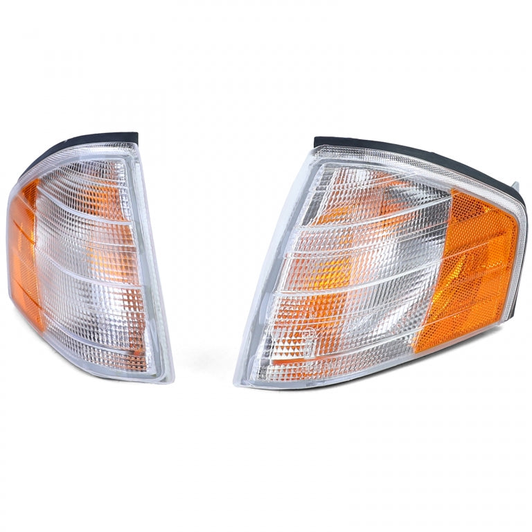 White Indicator Pair for Mercedes SL R129 (1989–2001)