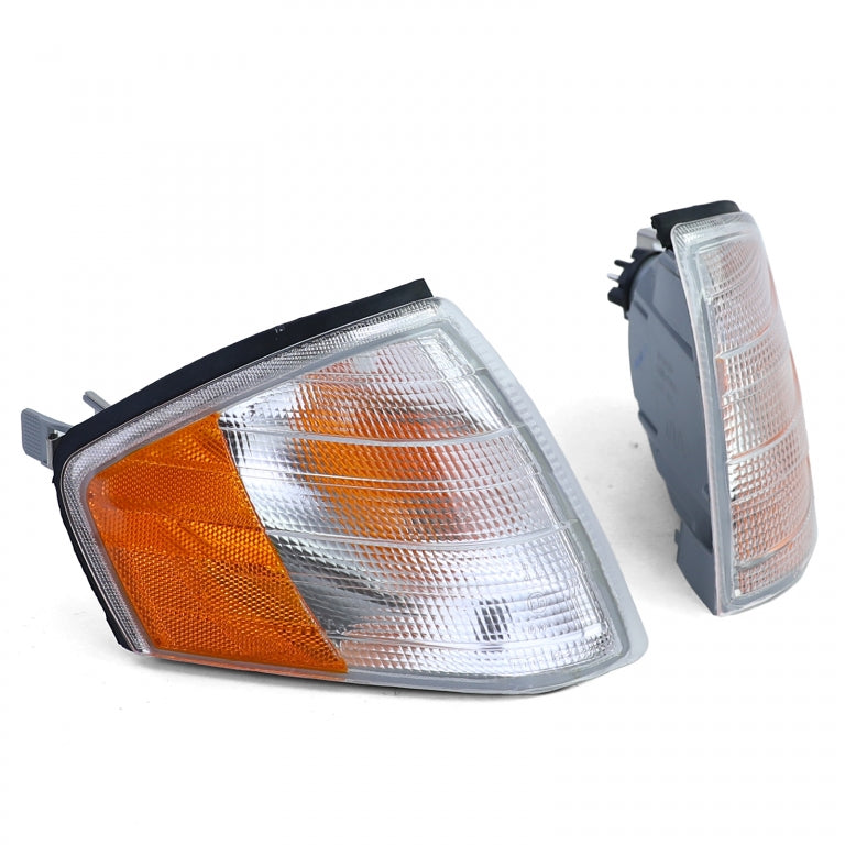 White Indicator Pair for Mercedes SL R129 (1989–2001)