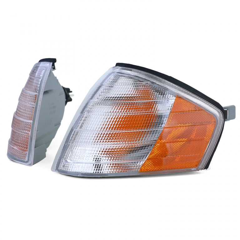 White Indicator Pair for Mercedes SL R129 (1989–2001)