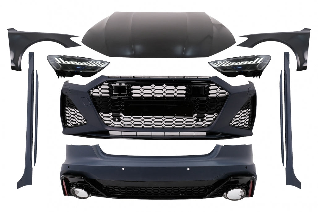 Wide Body Kit RS Design Conversion for Audi A7 4G Facelift (2015–2017)