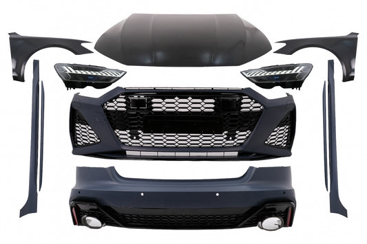 Wide Body Kit RS Design Conversion for Audi A7 4G Facelift (2015–2017)