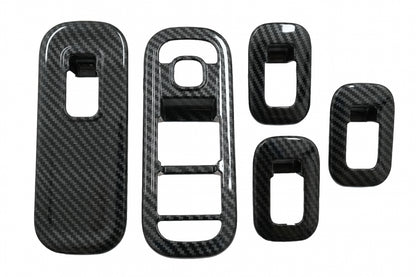 Window Switch Button Covers Carbon Fiber Look for Mercedes A-Class W177 V177 LHD (2018–Up)