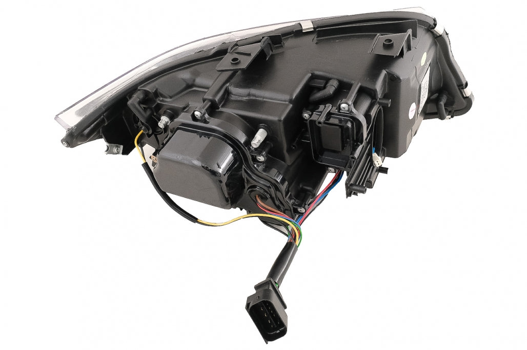 Xenon Headlights U-LED 3D Black for BMW 3 Series E90 E91 LHD (2005–2008)