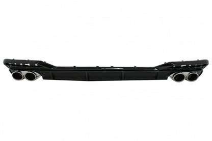 Rear Bumper Diffuser Piano Black for Audi A5 F5 Facelift S-Line (2020–Up)