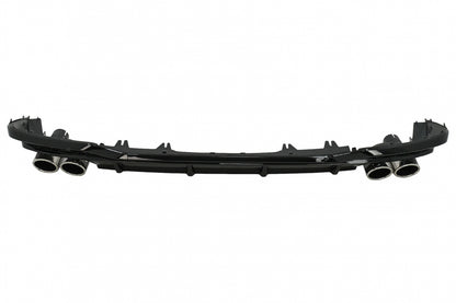 Rear Bumper Diffuser Piano Black for Audi A5 F5 Facelift S-Line (2020–Up)