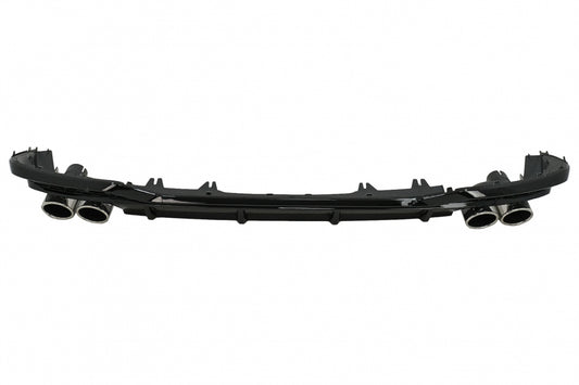 Rear Bumper Diffuser Piano Black for Audi A5 F5 Facelift S-Line (2020–Up)