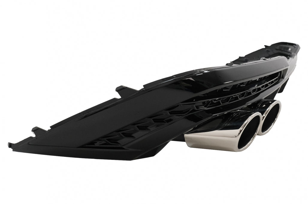 Rear Bumper Diffuser Piano Black for Audi A5 F5 Facelift S-Line (2020–Up)