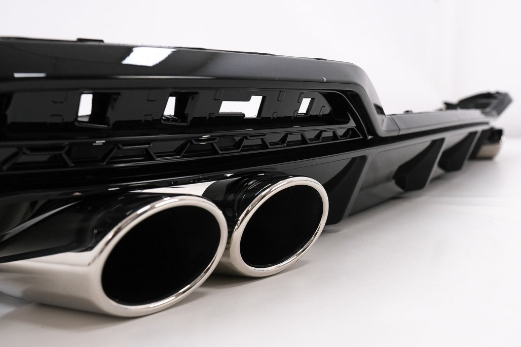 Rear Bumper Diffuser Piano Black for Audi A5 F5 Facelift S-Line (2020–Up)