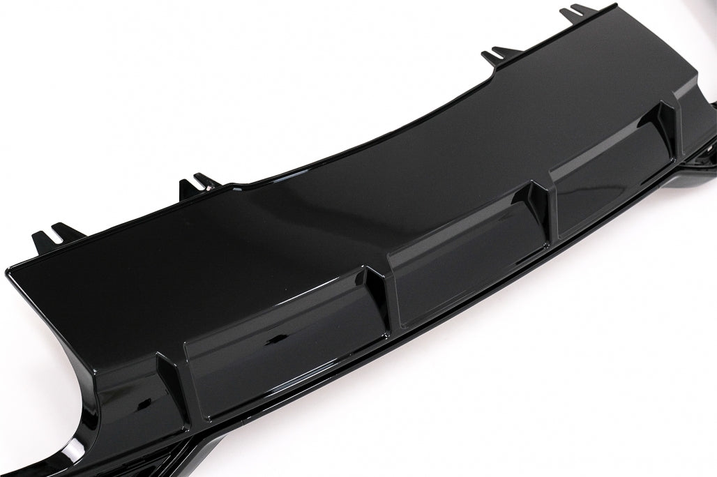 Rear Bumper Diffuser Piano Black for Audi A5 F5 Facelift S-Line (2020–Up)