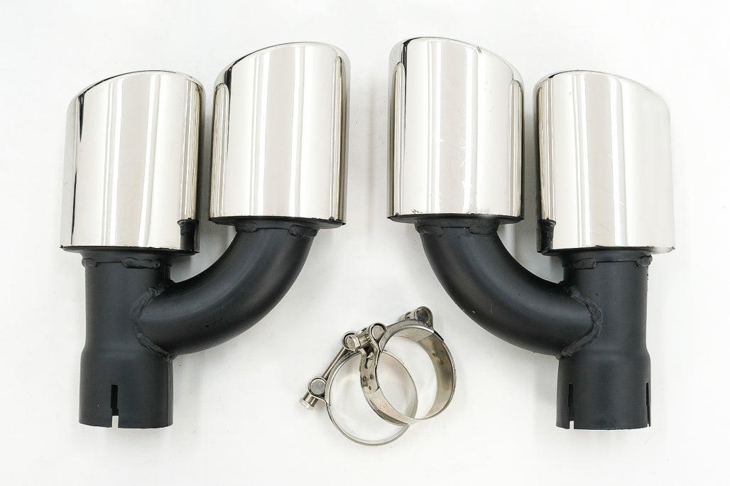 Rear Bumper Diffuser Piano Black for Audi A5 F5 Facelift S-Line (2020–Up)