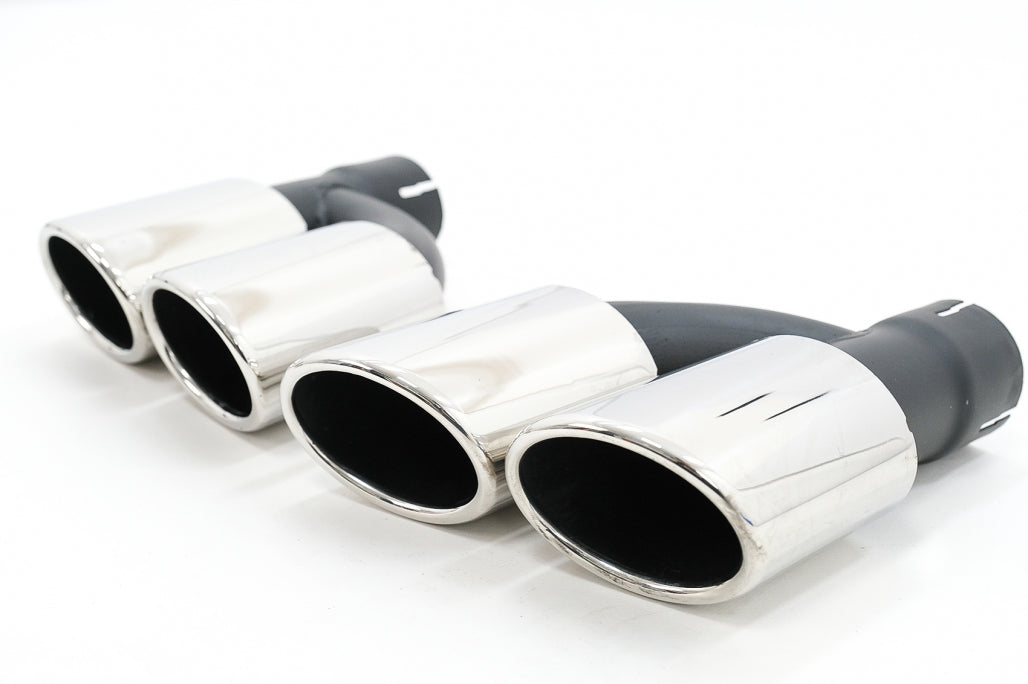 Rear Bumper Diffuser Piano Black for Audi A5 F5 Facelift S-Line (2020–Up)