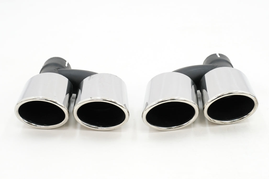 Rear Bumper Diffuser Piano Black for Audi A5 F5 Facelift S-Line (2020–Up)