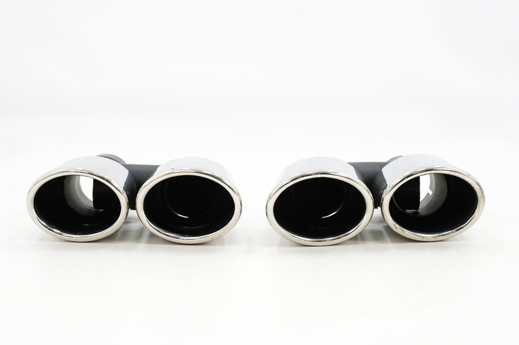 Rear Bumper Diffuser Piano Black for Audi A5 F5 Facelift S-Line (2020–Up)